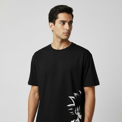 Goku round neck Men's cotton T-shirt