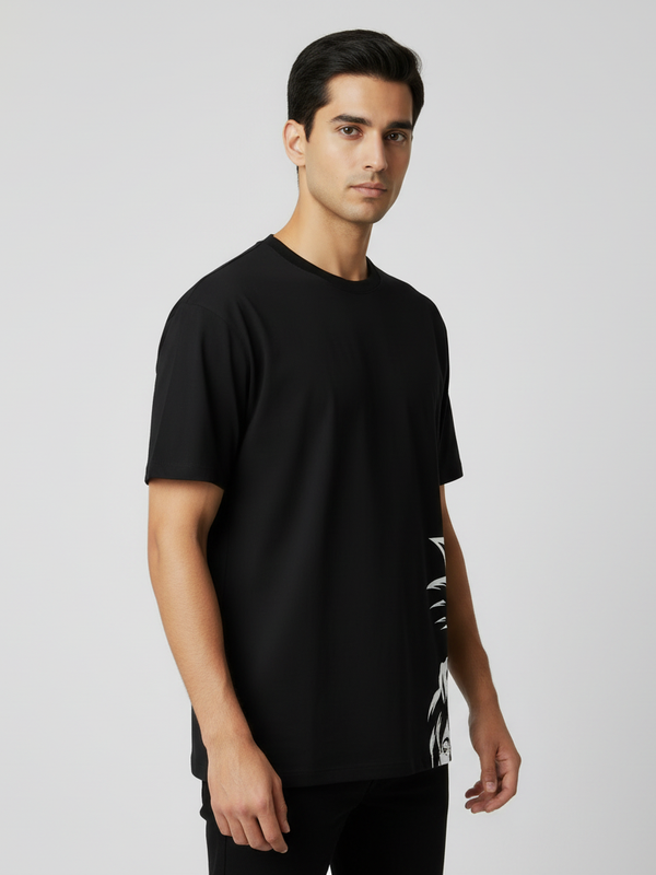 Goku round neck Men's cotton T-shirt