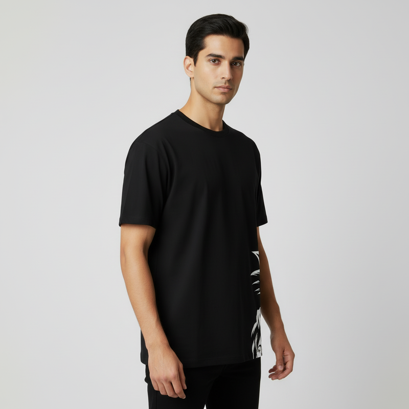 Goku round neck Men's cotton T-shirt