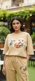 Aurora Round Neck 100% Cotton Women's co-ord set