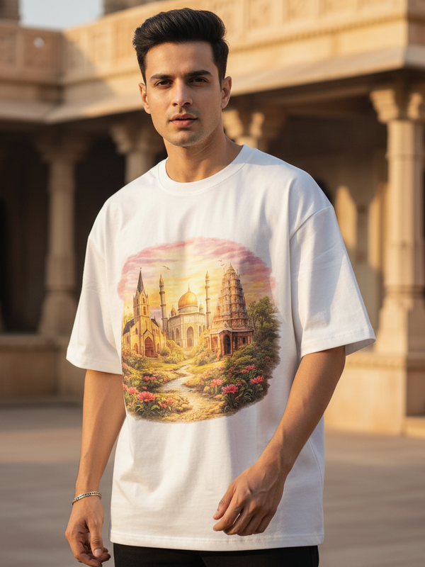 Aurora Round Neck 100% Cotton Men's T- Shirt