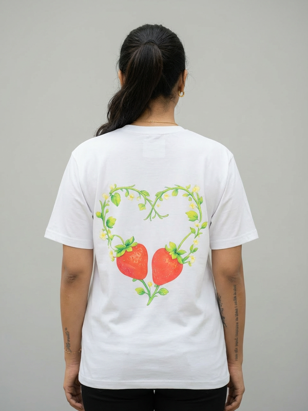 Aurora Round Neck 100% Cotton Women's T-shirt
