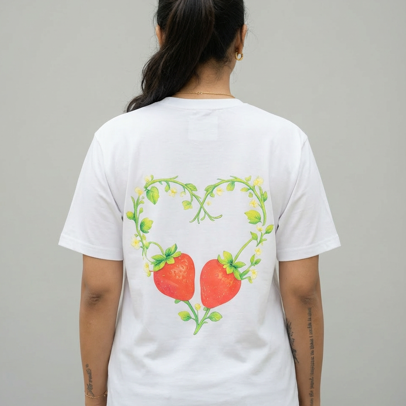 Aurora Round Neck 100% Cotton Women's T-shirt