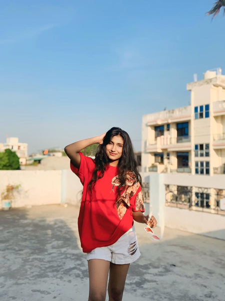 Serpentine Round Neck 100% Cotton Mens' T-shirt