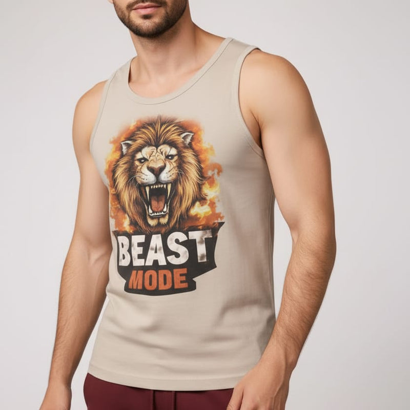 Beast Mode Men's cotton Tank Tees