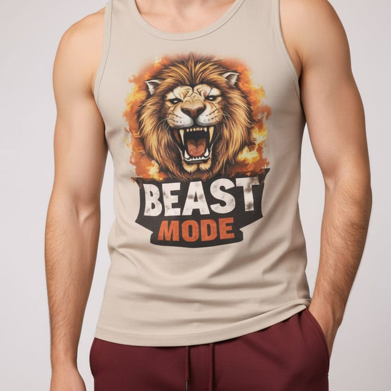 Beast Mode Men's cotton Tank Tees