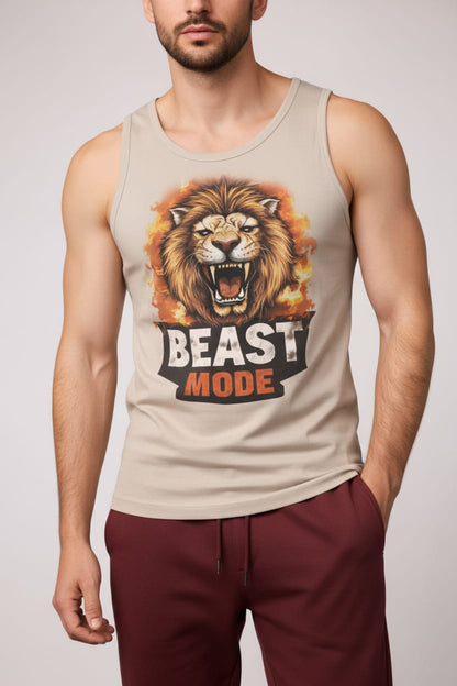 Beast Mode Men's cotton Tank Tees