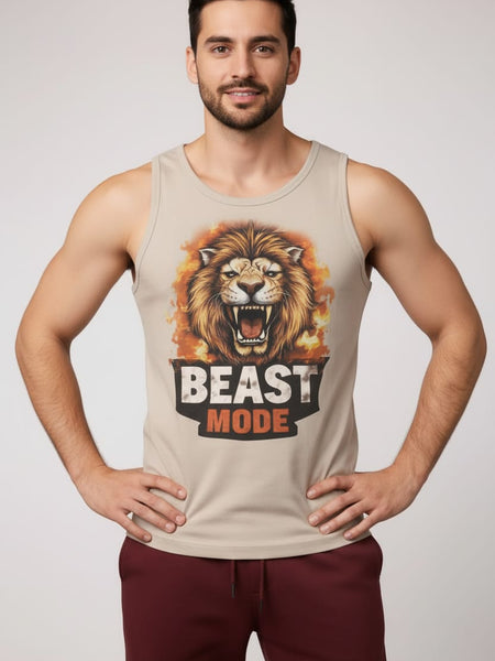 Beast Mode Men's cotton Tank Tees