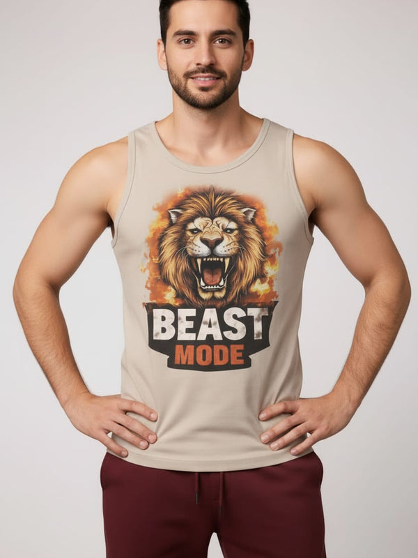 Beast Mode Men's cotton Tank Tees