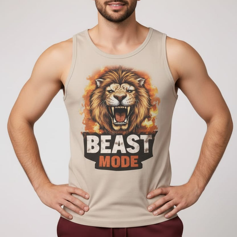 Beast Mode Men's cotton Tank Tees