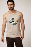 Waves Men's cotton Tank Tees