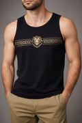 King black band Men's cotton Tank Tees