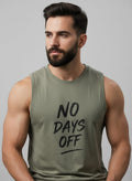 No Off Days Men's cotton Tank Tees