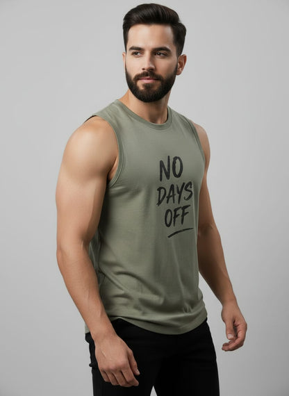 No Off Days Men's cotton Tank Tees