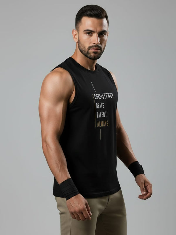 Consistency Men's cotton Tank Tees