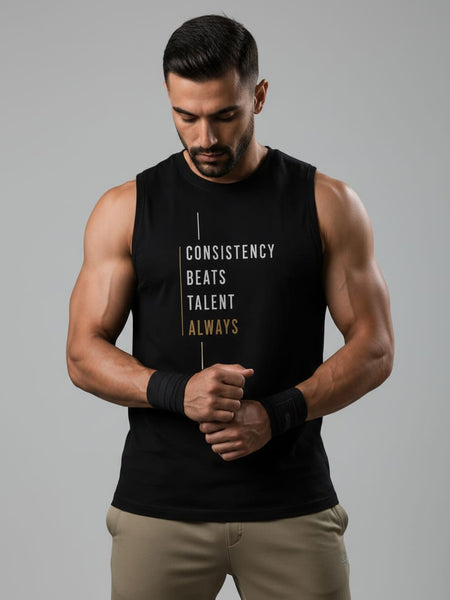 Consistency Men's cotton Tank Tees