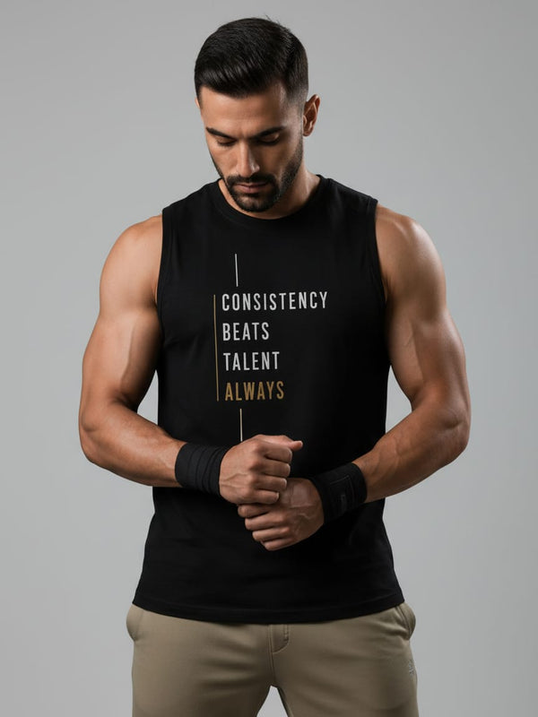 Consistency Men's cotton Tank Tees