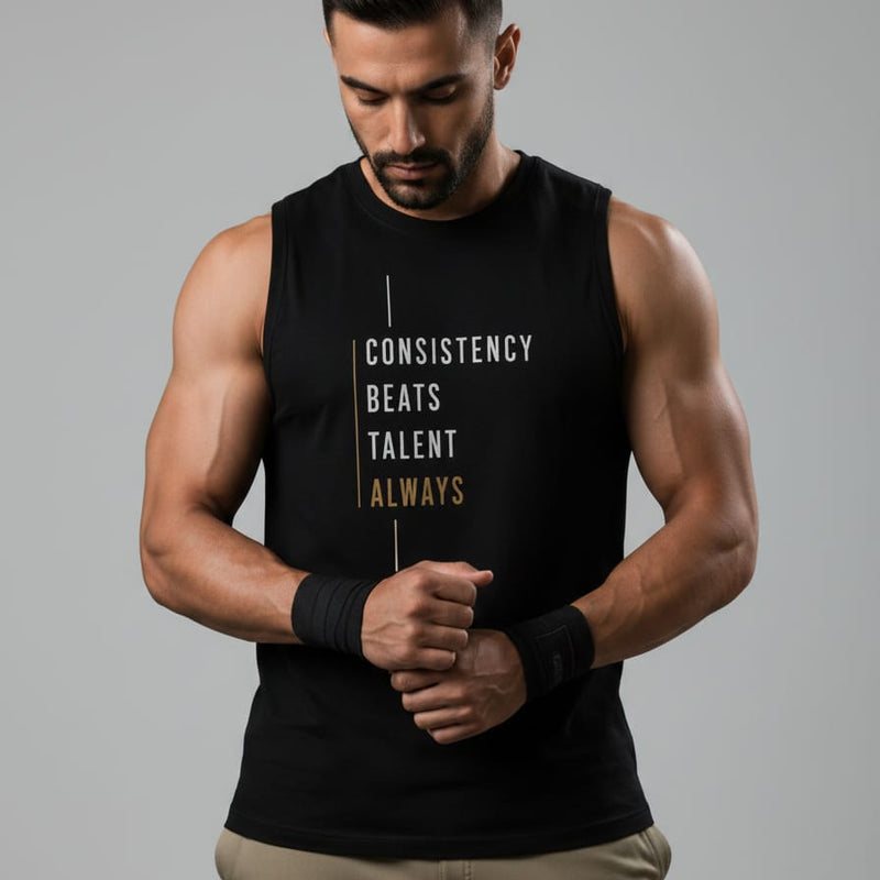 Consistency Men's cotton Tank Tees