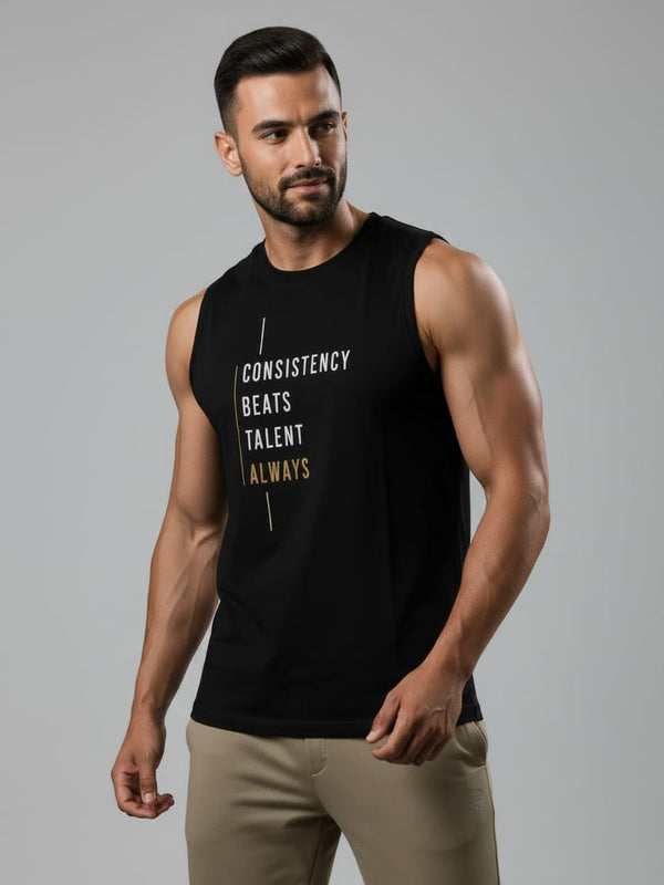 Consistency Men's cotton Tank Tees