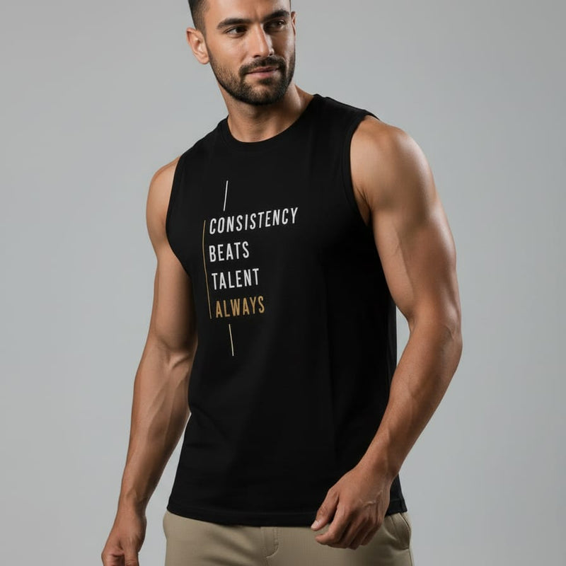 Consistency Men's cotton Tank Tees