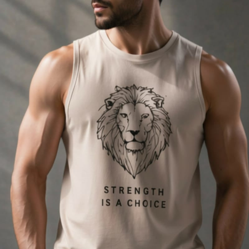 King White Men's cotton Tank Tees
