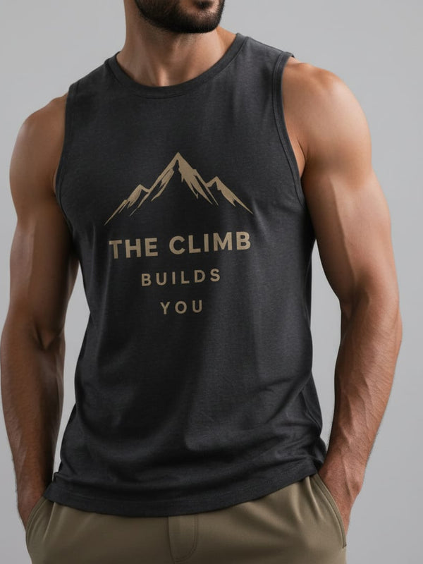 Climb Men's cotton  Tank Tees