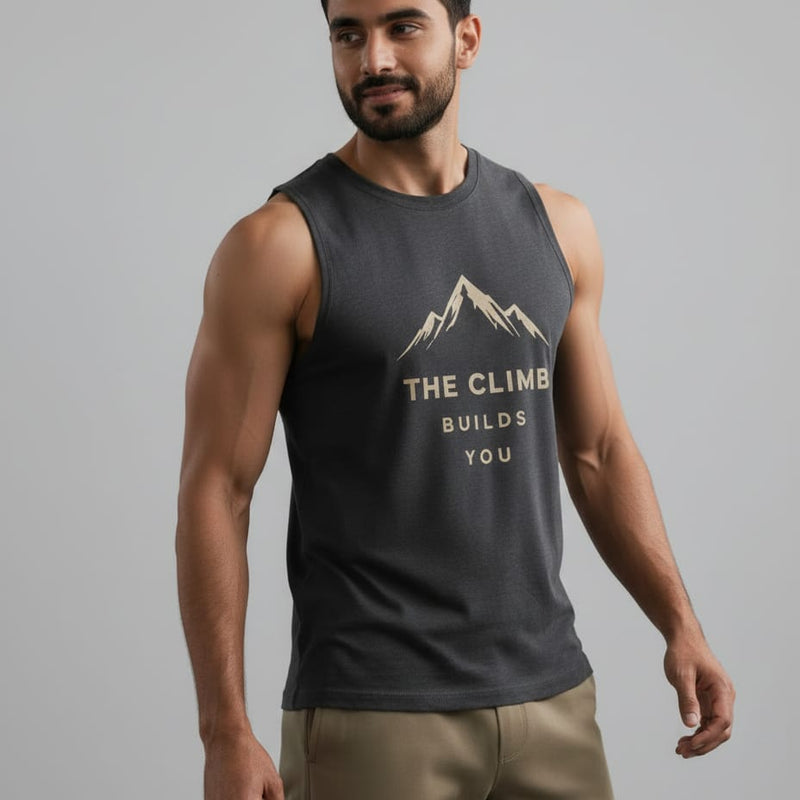 Climb Men's cotton  Tank Tees