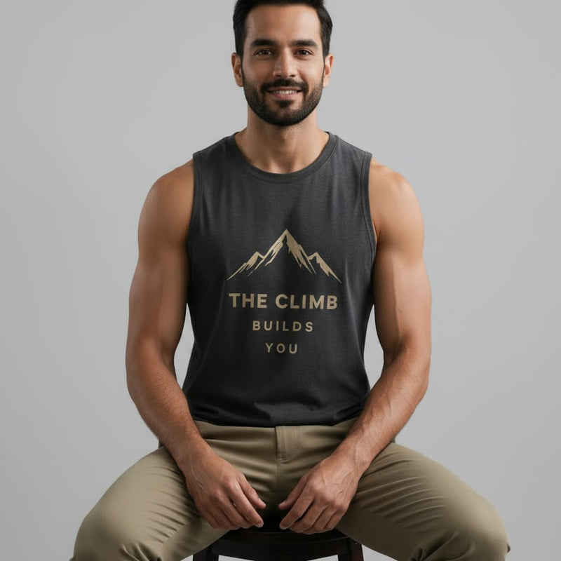 Climb Men's cotton  Tank Tees