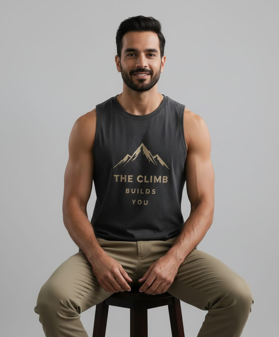 Climb Men's cotton  Tank Tees