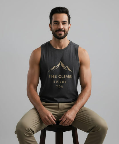 Climb Men's cotton  Tank Tees