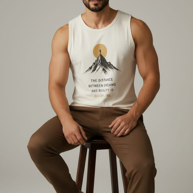 Climb Men's cotton Tank Tees