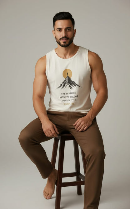 Climb Men's cotton Tank Tees