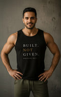 Built Men's cotton Tank Tees