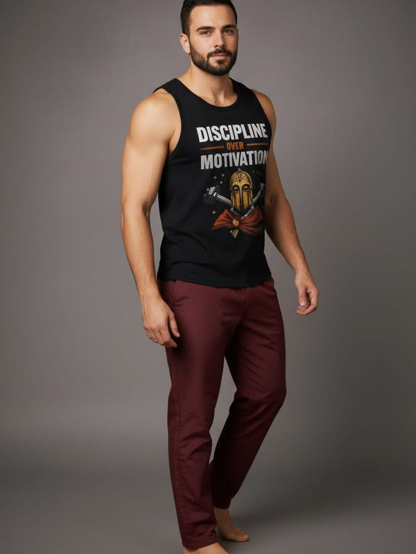 Warrior discipline Men's cotton Tank Tees