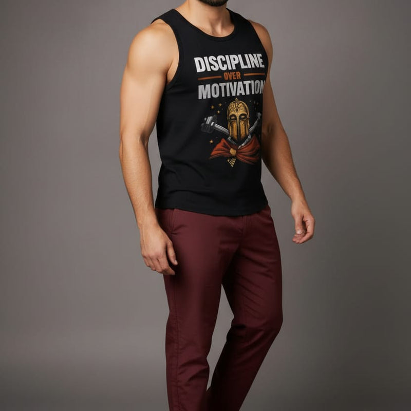 Warrior discipline Men's cotton Tank Tees