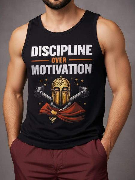 Warrior discipline Men's cotton Tank Tees