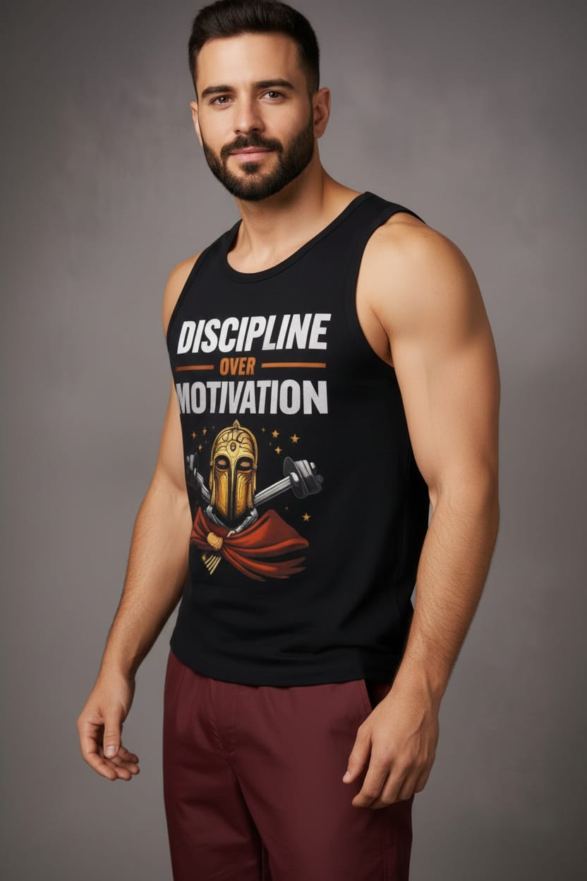 Warrior discipline Men's cotton Tank Tees