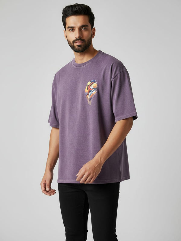Aurora Round Neck 100% Cotton Mens' T-shirt