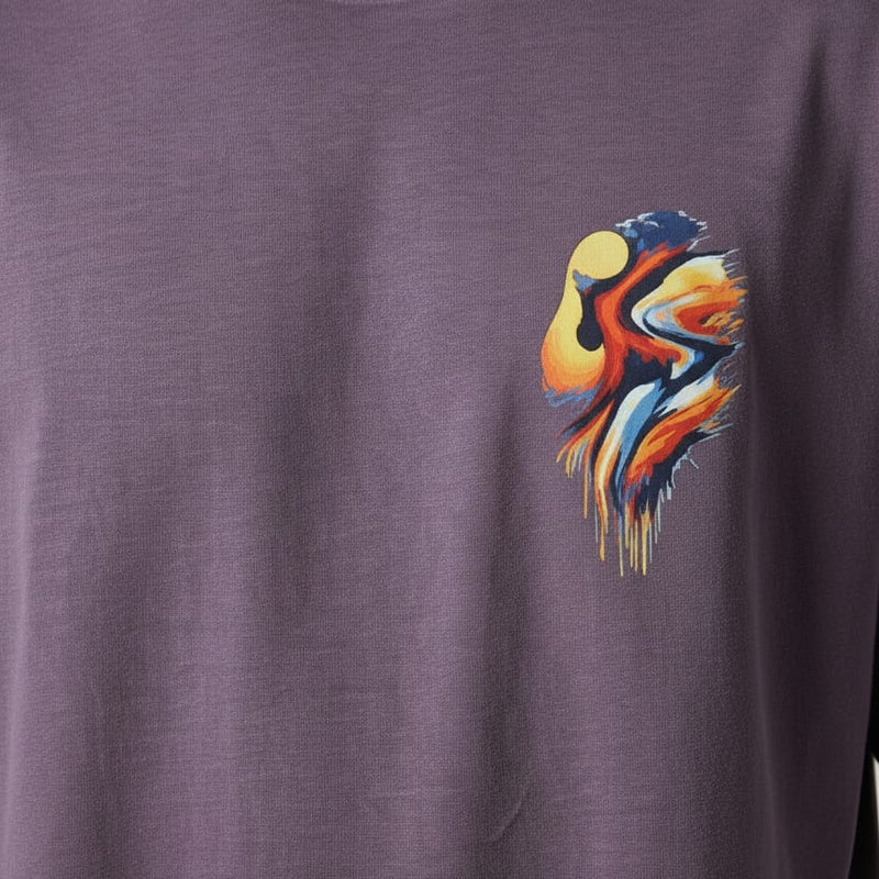 Aurora Round Neck 100% Cotton Mens' T-shirt