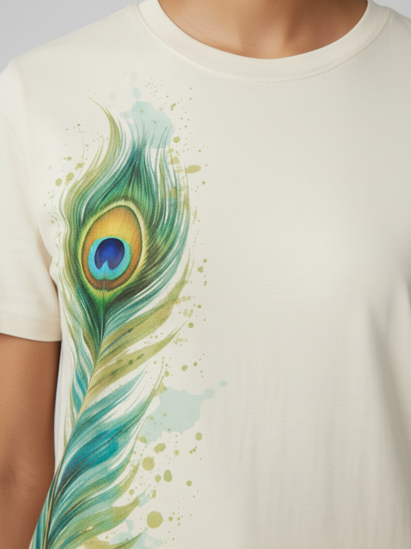 Mor Round Neck 100% Cotton Unisex T-shirt