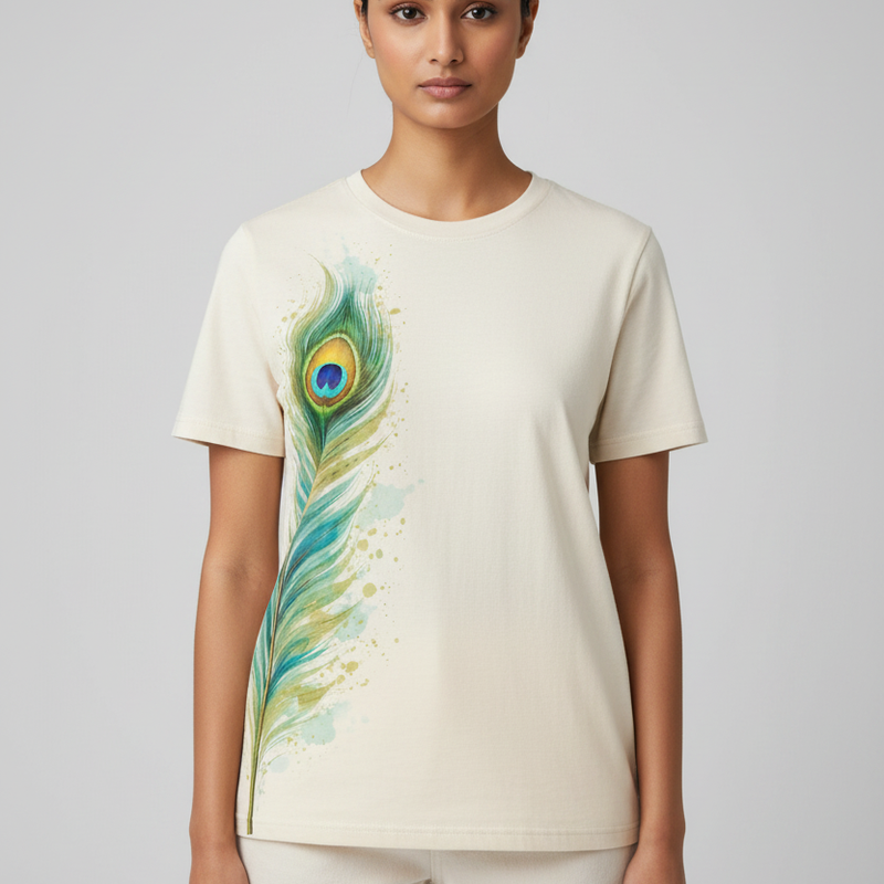 Mor Round Neck 100% Cotton Unisex T-shirt