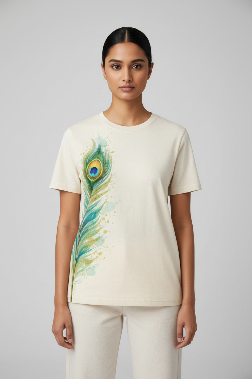 Mor Round Neck 100% Cotton Unisex T-shirt