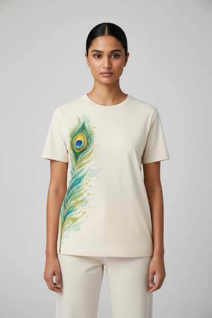 Mor Round Neck 100% Cotton Unisex T-shirt