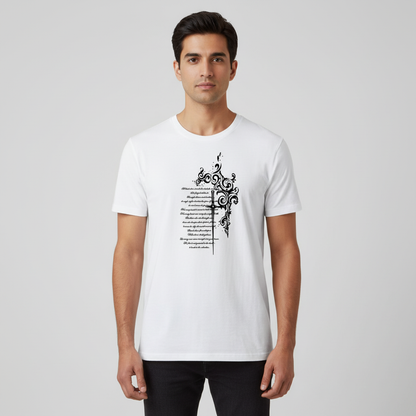 Freedom round neck Men's cotton T-shirt