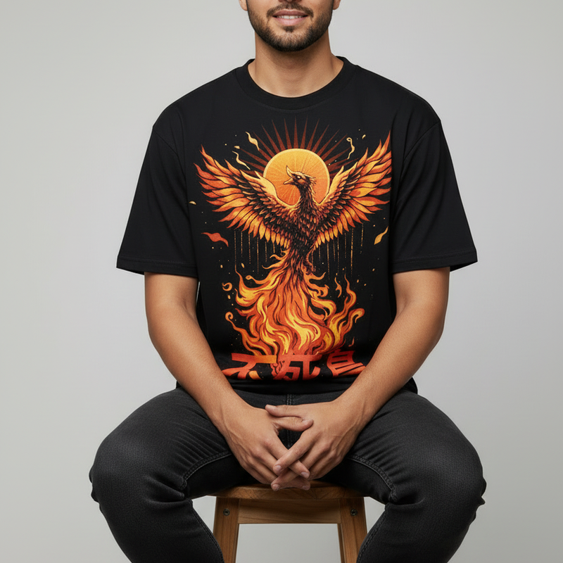 Chaos- Men's cotton round neck T-shirt