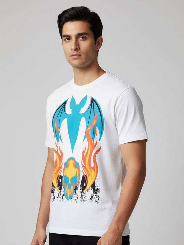 Freedom round neck Men's cotton  T-shirt