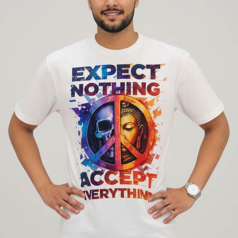 Chaos Men's cotton round neck T-shirt
