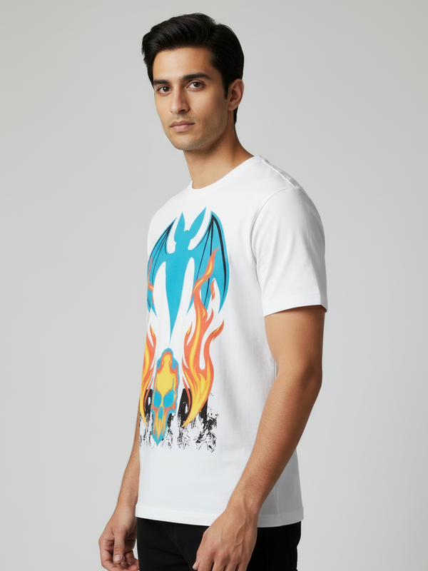 Freedom round neck Men's cotton  T-shirt
