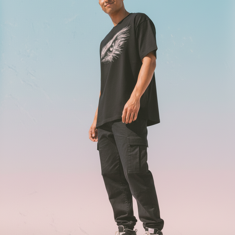 Focus Round Neck 100% Cotton Unisex T-shirt