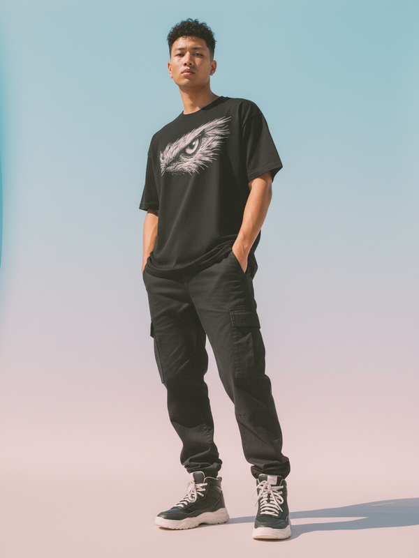 Focus Round Neck 100% Cotton Unisex T-shirt